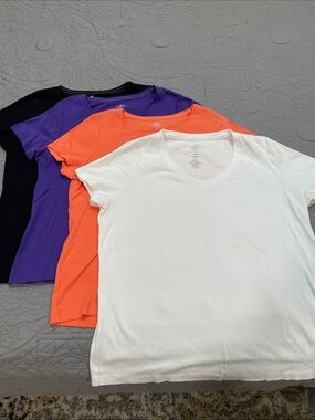 Set of 4 St. John's Bay Short Sleeve Tees PM